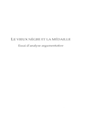 cover image of Le vieux nègre et la médaille